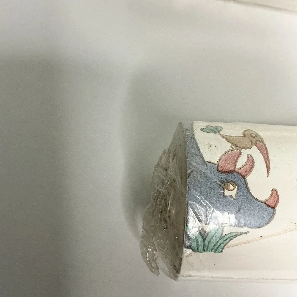 Vintage Lennon Dinosaur Nursery Wallpaper‎ 56 Sq Ft Vinyl Kid Pre-pasted 2 Rolls